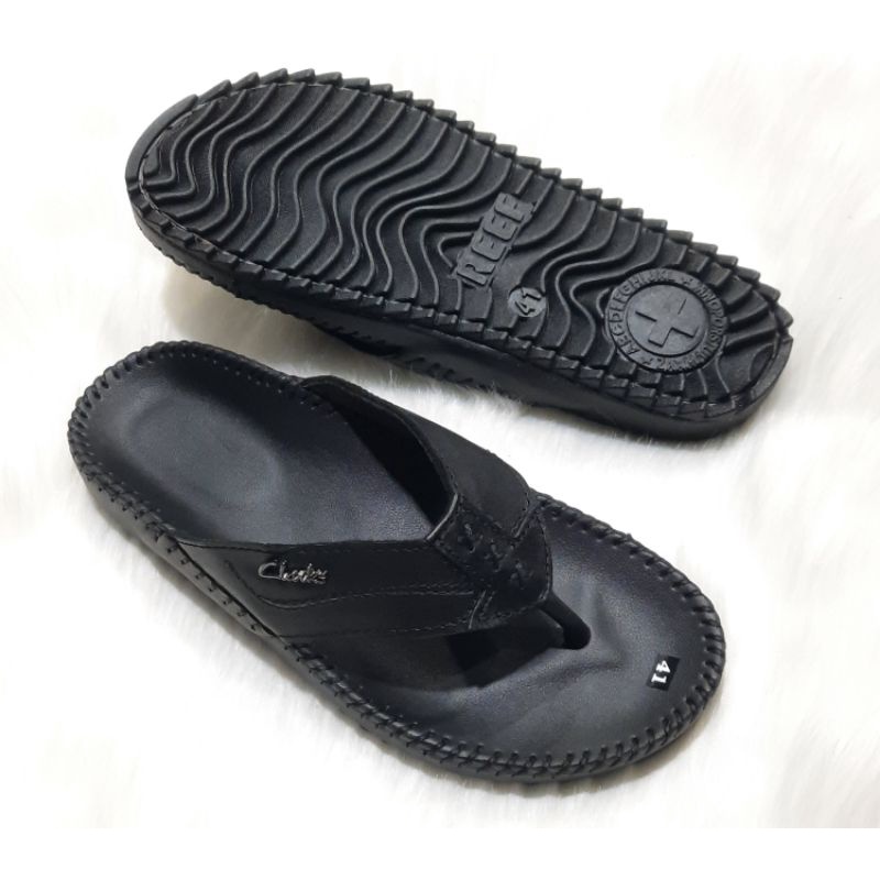 DÉP NAM QUAI KẸP DA BÒ THẬT  CAO CẤP C20