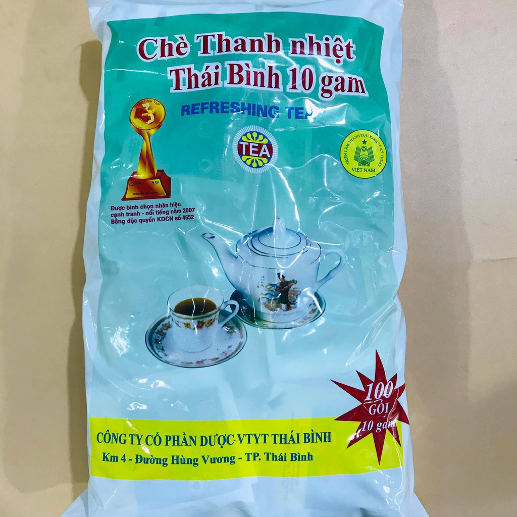 Combo 10 gói chè thanh nhiệt Thái Bình gói 10g