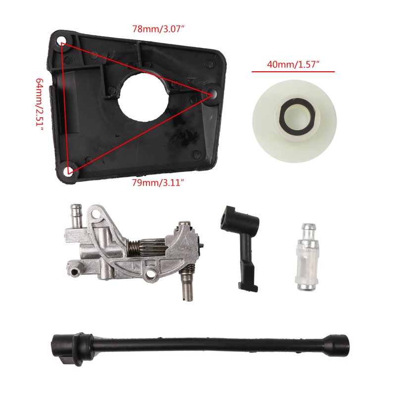 Bộ Ống Lọc Dầu Và Nắp Đậy Cho Chinese 45CC 52CC 58CC
