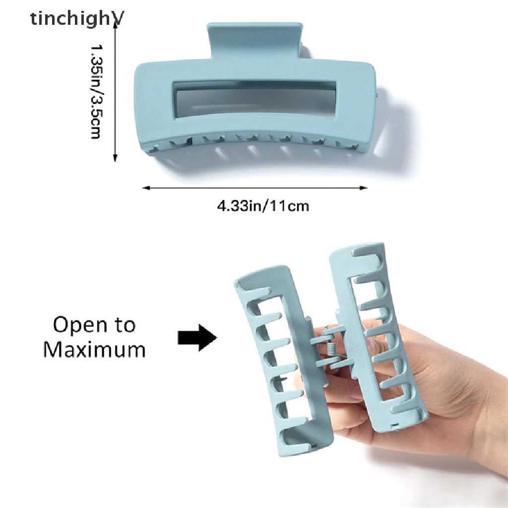 Kẹp Tóc Càng Cua Lớn Bằng Nhựa Chắc Chắn Thời Trang 2022 Cho Nữ