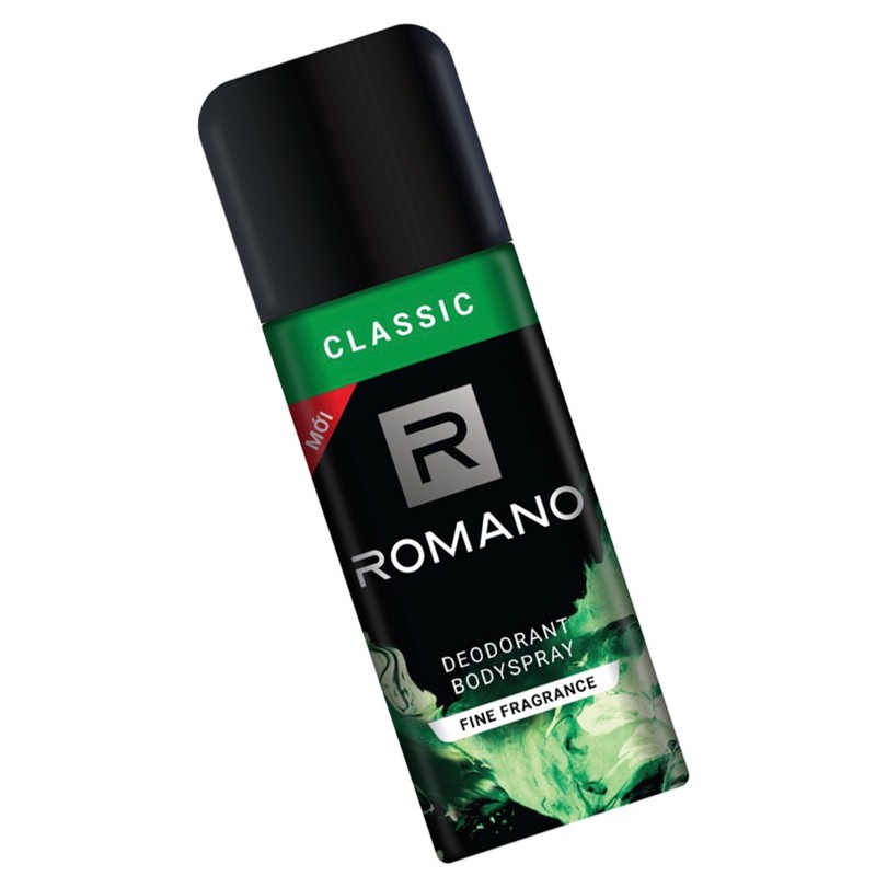 [Chính hãng] Xịt khử mùi toàn thân cho Nam Romano Classic 150ml