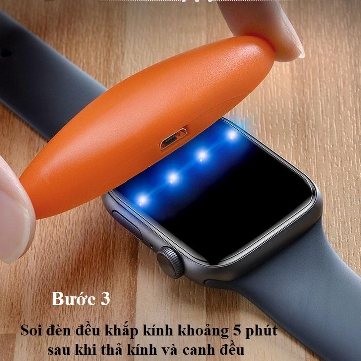 Cường lực full Apple Watch uv T-Max