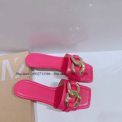 DÉP NỮ QUAI NGANG STORE - DÉP NỮ THỜI TRANG QUAI NGANG ĐÍNH XÍCH