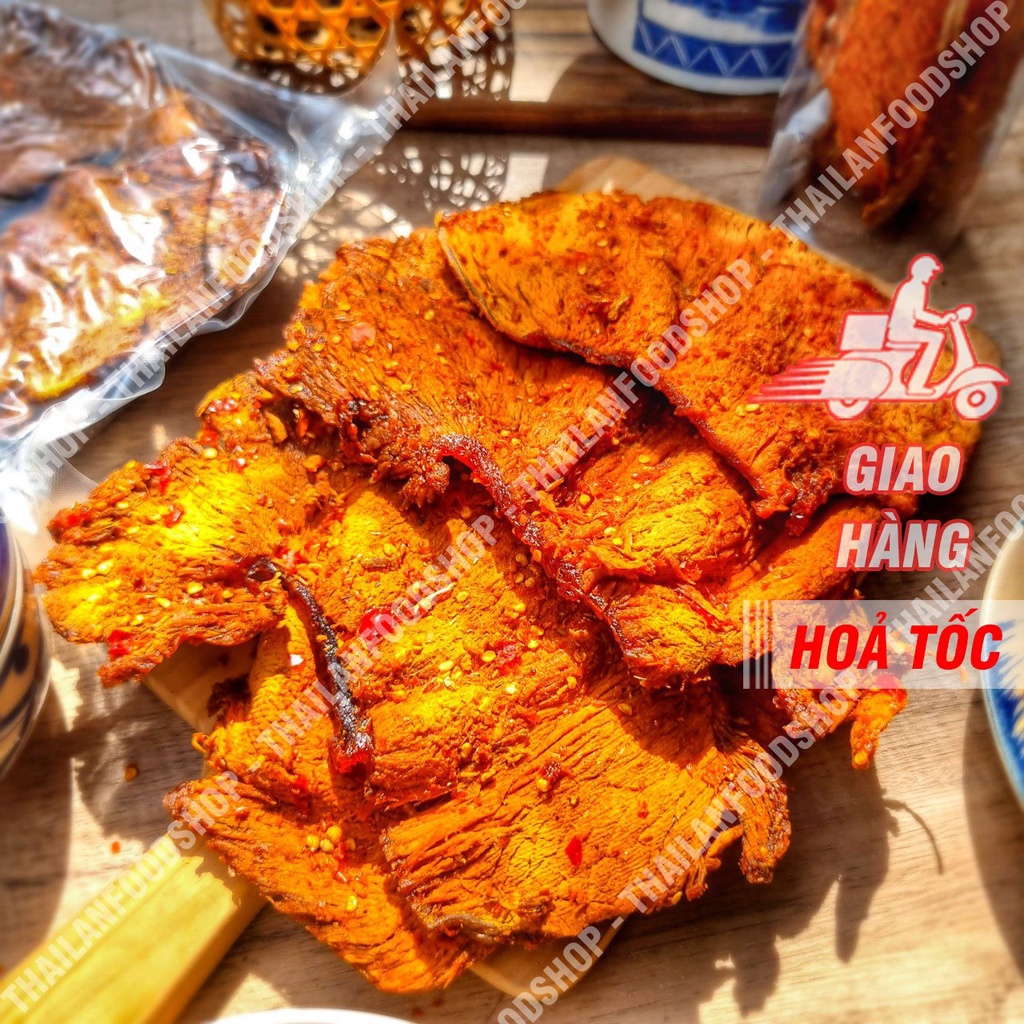 Khô Bò Miếng Siêu Giòn Túi 500gr