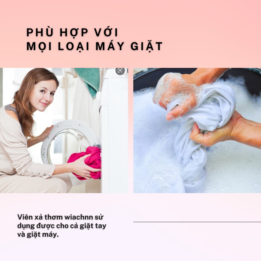 Viên Xả Thơm Quần Áo MAIBA 200g Làm Mềm Vải Lưu Hương Dài Lâu