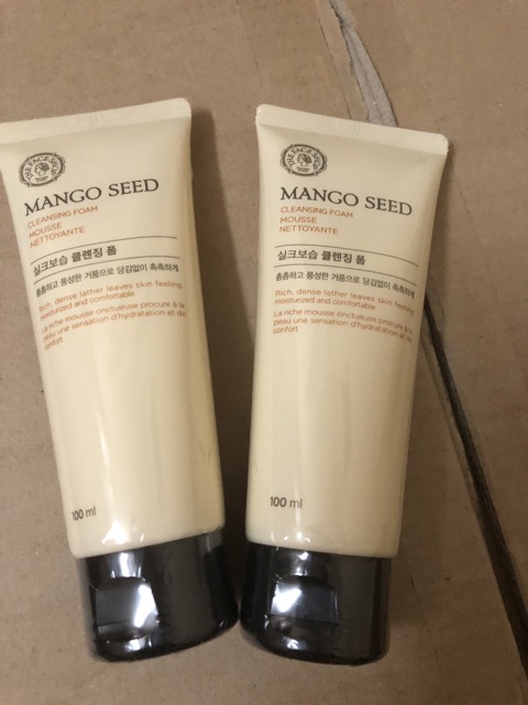 Sữa rửa mặt Mango Seed Cleansing Foam 100ml The face shop | BigBuy360 - bigbuy360.vn