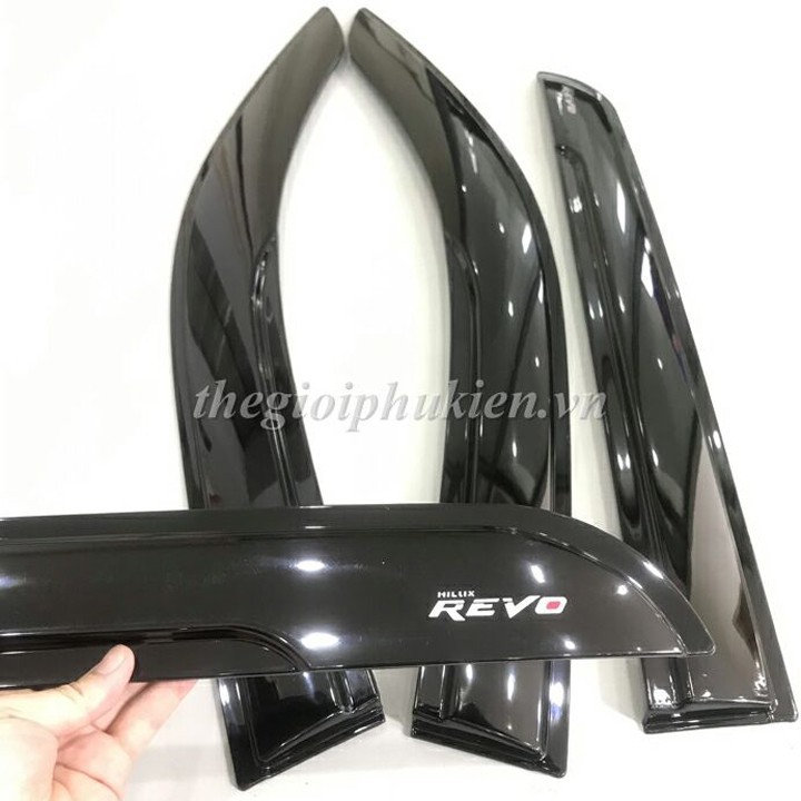 Vè che mưa Toyota Hilux Revo - nhựa đen dày cao cấp ( hàng chất )