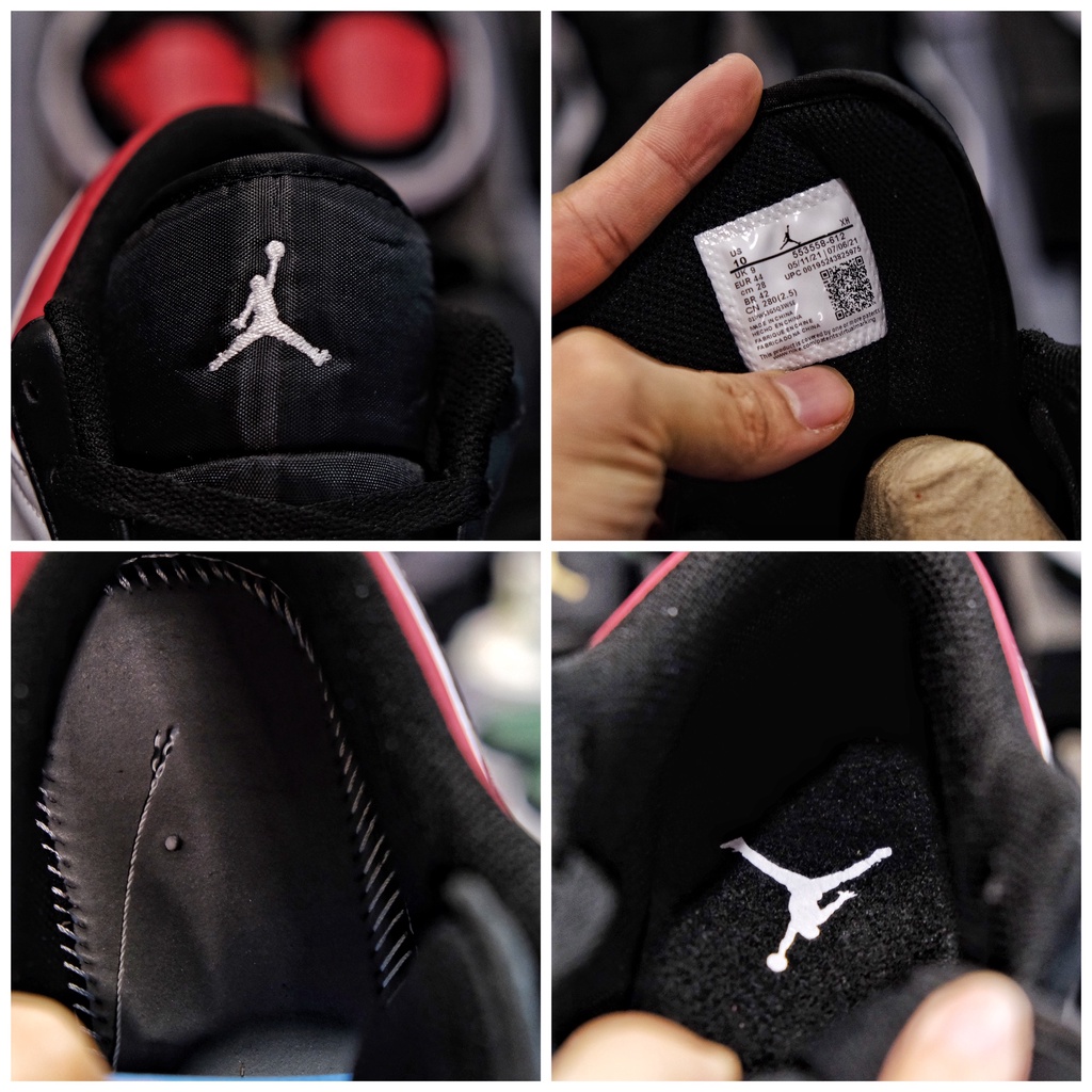 [GeeKSneaker] Giày Jordan 1 Low Bred Toe