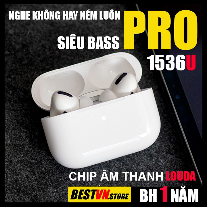 [BASS UỲNH UỲNH] Tai Nghe PRO 1536U Âm Thanh Cực Hay, Chip LOUDA 2.0 Nâng Cấp Âm Thanh Cực Mướt.