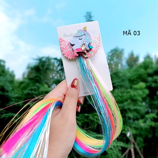 Kẹp Pony tóc giả cho bé lạ mắt