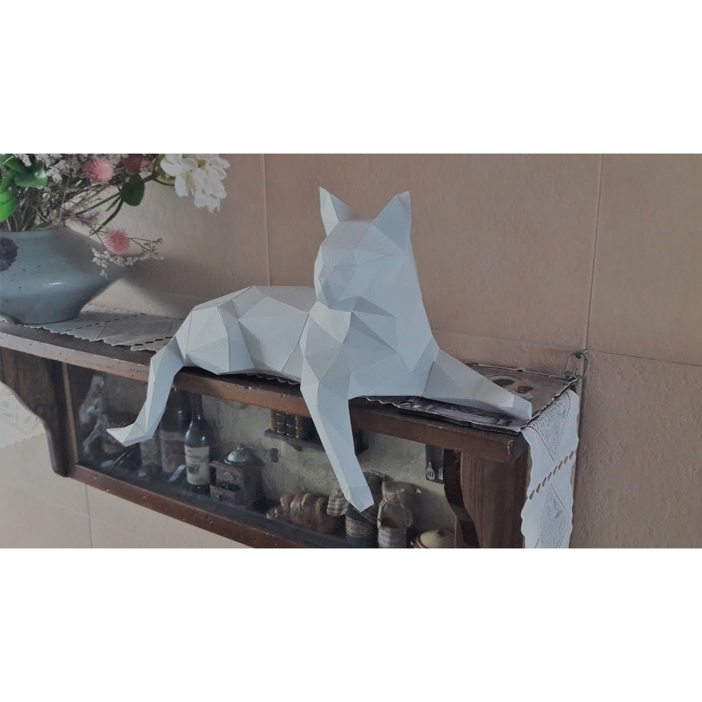 Mô hình giấy _ Cat 04