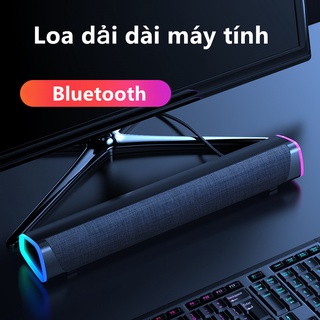 Loa dải dài máy tính Loa siêu trầm Chất lượng âm thanh HD với đèn LED chức năng Bluetooth