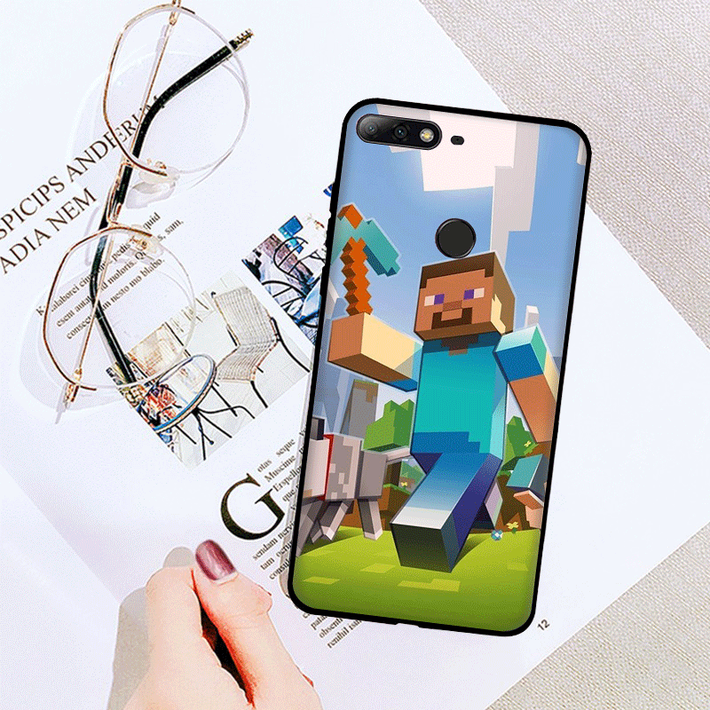 Mobile Ốp Điện Thoại Tpu Mềm Hình Game Minecraft Cho Huawei Y9 Prime Y6 Y5 Y8 P Y7 Y9 A Mate 10 Pro Mate 10 Lite Mate 20