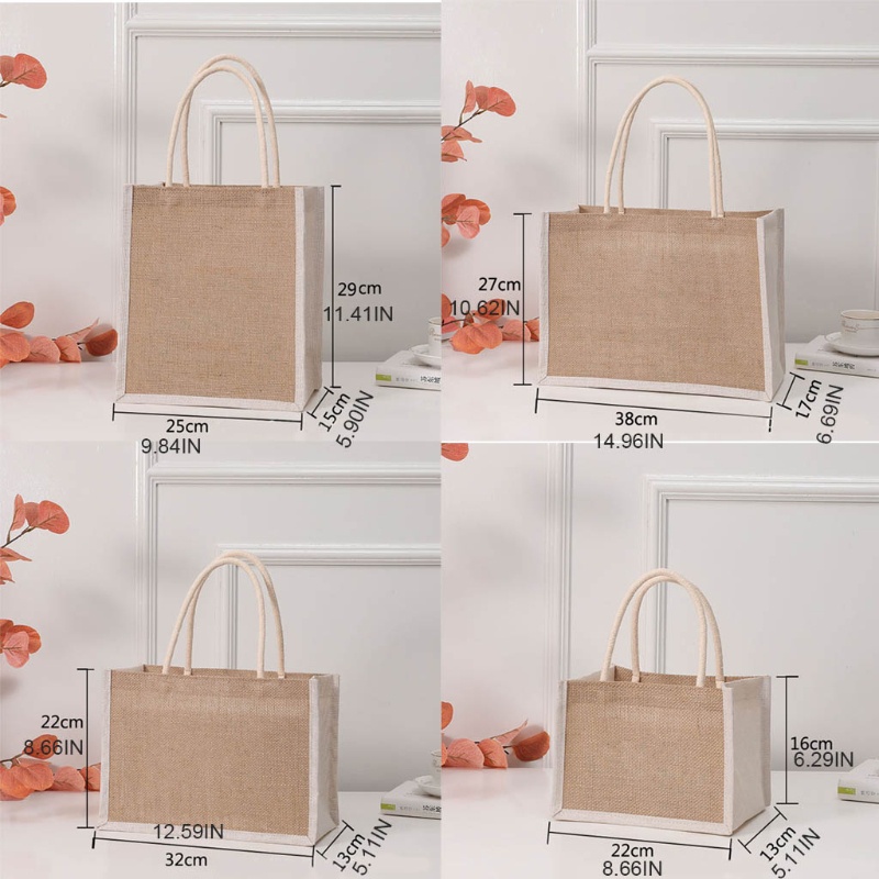 Seng Túi Tote Vải Bố Xách Tay Sức Chứa Lớn Có Thể Tái Sử Dụng Cho Nữ