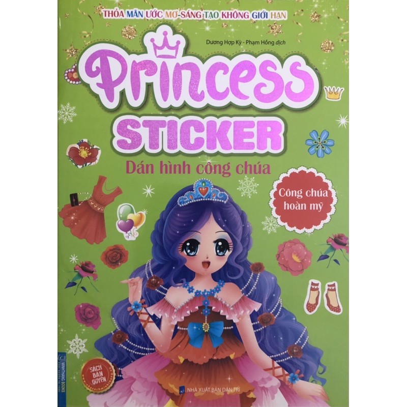 Sách - Princess Sticker Dán Hình Công Chúa - Công Chúa Hoàn Mỹ