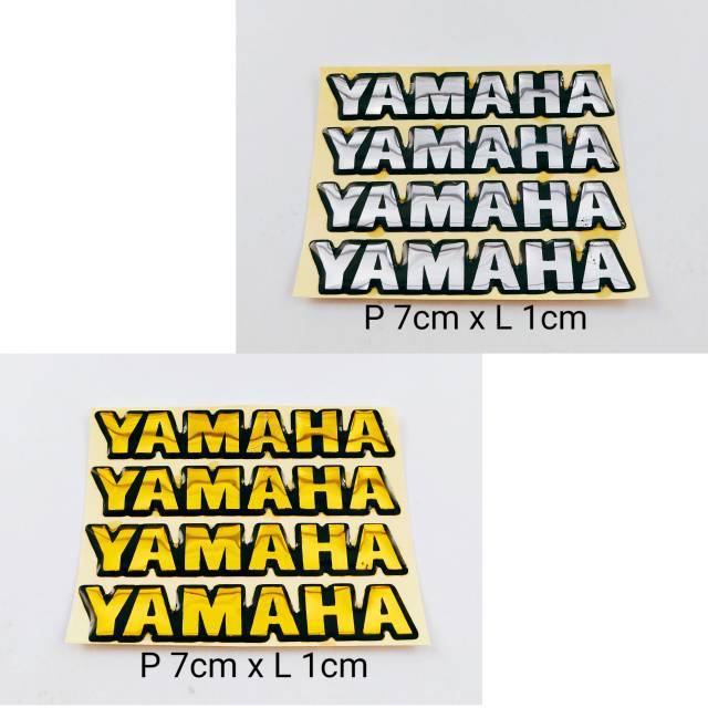 Sticker Cao Su Dập Nổi 3d Trang Trí Xe Yamaha Croom Thái Lanlook Babylook Piurmonthai