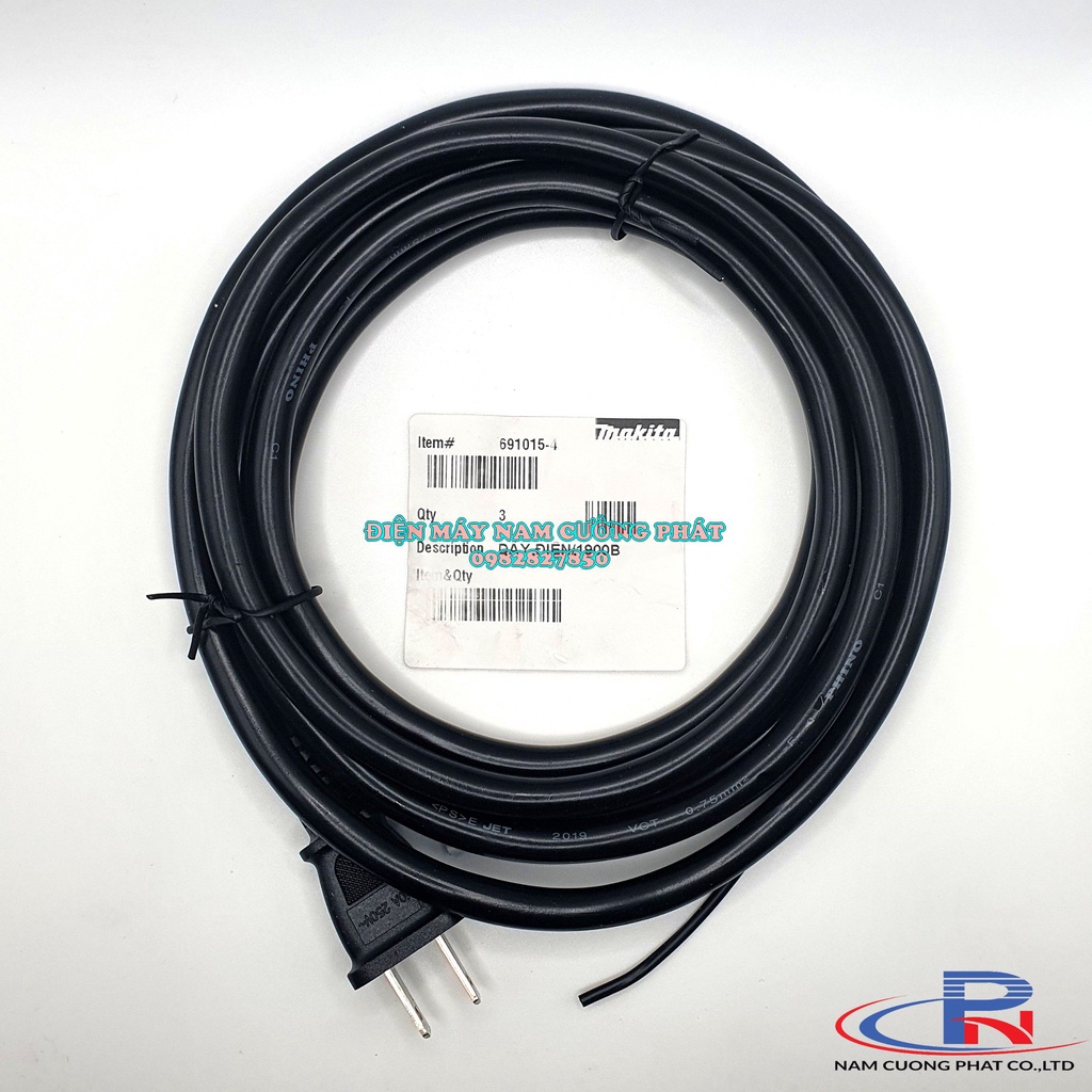 Dây điện nguồn máy mài Makita 691015-4