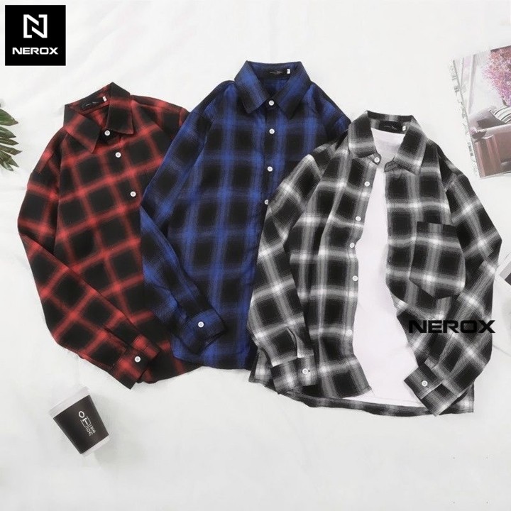 Áo khoác sơ mi caro NER - AKC - 318 áo sơ mi unisex – NEROX | BigBuy360 - bigbuy360.vn