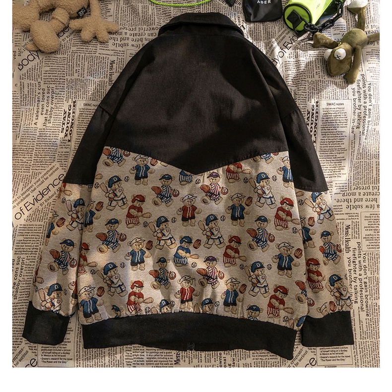 Áo khoác bóng chày phong cách retro Mỹ thời trang dành cho cả nam và nữ