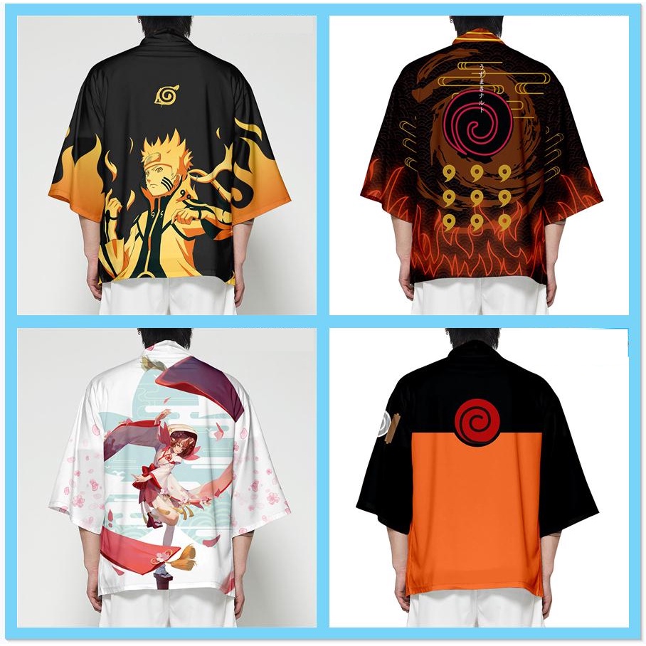 Áo Choàng Cosplay Nhân Vật Anime Uzumaki Uchiha Sasuke Akatsuki Sáu Chiều Cho Nam Hóa Trang
