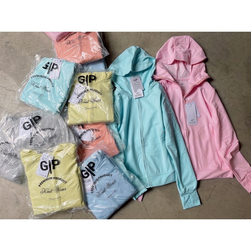 Áo khoác chống nắng thun 2 da GJP-hàng xuất xịn