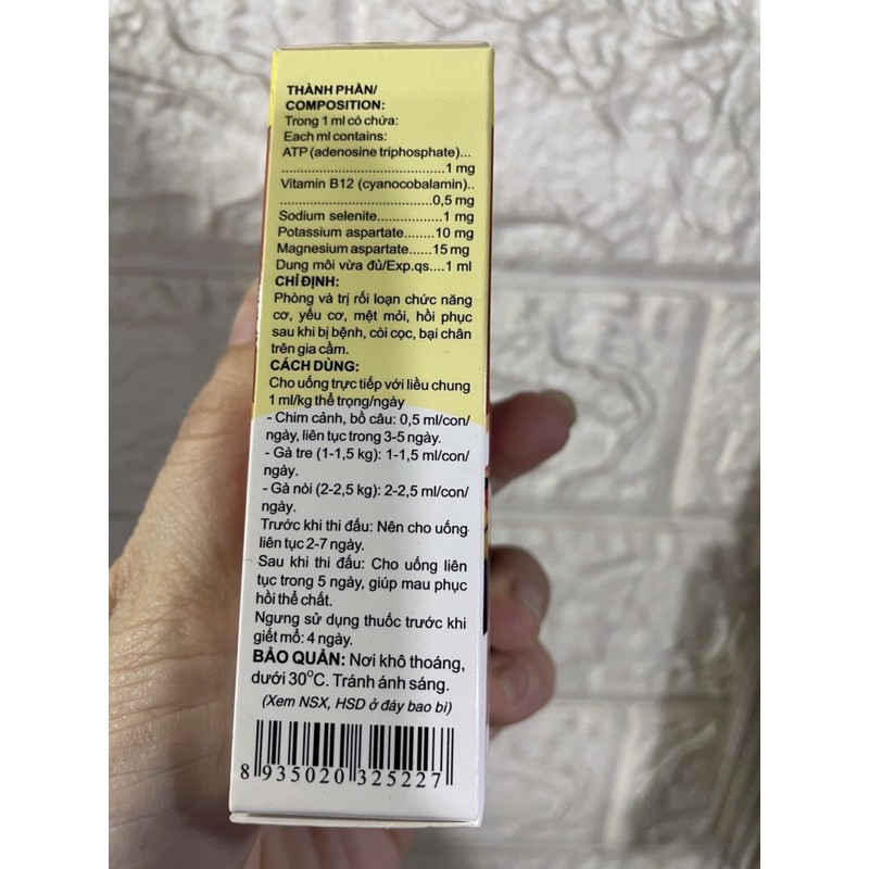 Vime-ATP – Dung dịch uống tăng lực 20ml