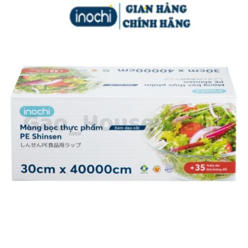 Màng bọc thực phẩm PE Inochi 30 x 35 100 200 400 mét, bọc thức ăn, bọc thực phẩm, thêm 20-35% độ dài, giá không đổi