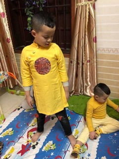 Áo dài cách tân cho bé trai - hàng 1