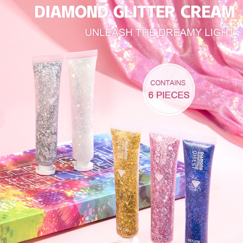 Phấn Mắt Dạng Lỏng Ánh Kim Tuyến Lấp Lánh Trang Điểm Nổi Bật Cho Nữ