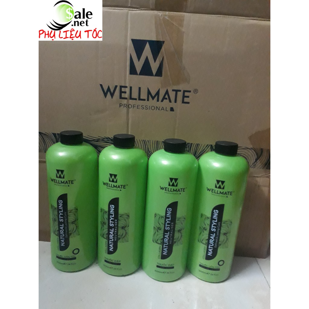 [1 CẶP 2 CHAI] Uốn lạnh wellmate 1000ML - Phụ liệu tóc