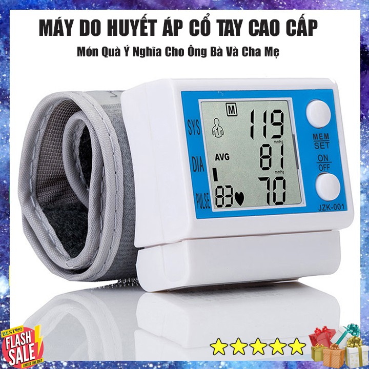 Máy Đo Huyết Áp Cổ Tay Điện Tử  Phân Khúc Cao Cấp - Cam Kết Chất Lượng 1 Đổi 1