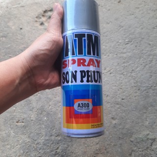 Sơn xịt ATM A300 MÀU BẠC