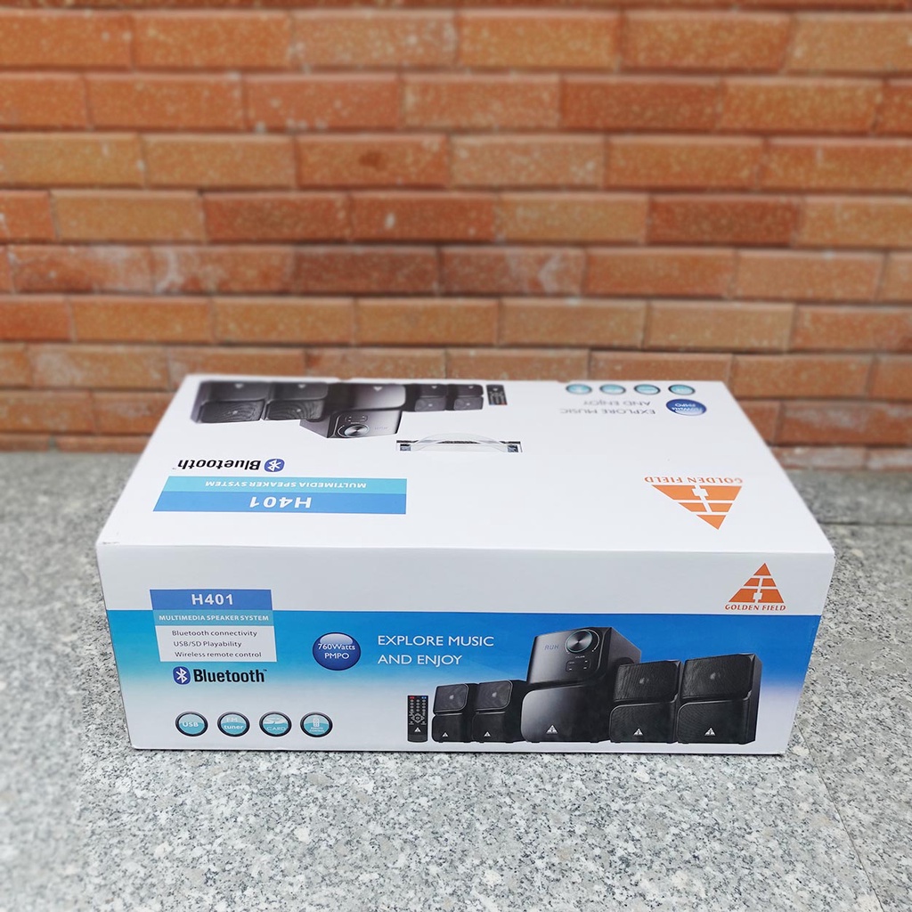 Loa Máy Tính Golden Field H401 4.1CH  - Loa vi tính Công suất lớn