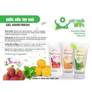 Gel rửa tay khô diệt khuẩn 50ml