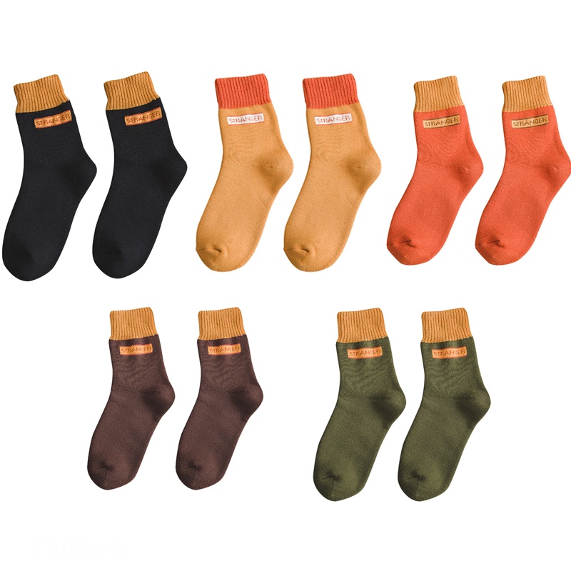 Cutebyte Vớ Cotton Nhung Dày Giữ Ấm Thời Trang Mùa Đông Cho Nữ