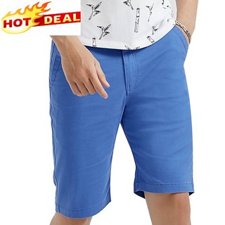 Quần ngố kaki nam sắn gấu, chất cotton cực mát