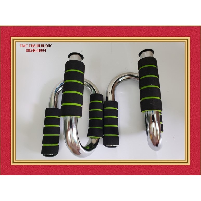 Dụng cụ tập hít đất chống đẩy chữ S tại nhà