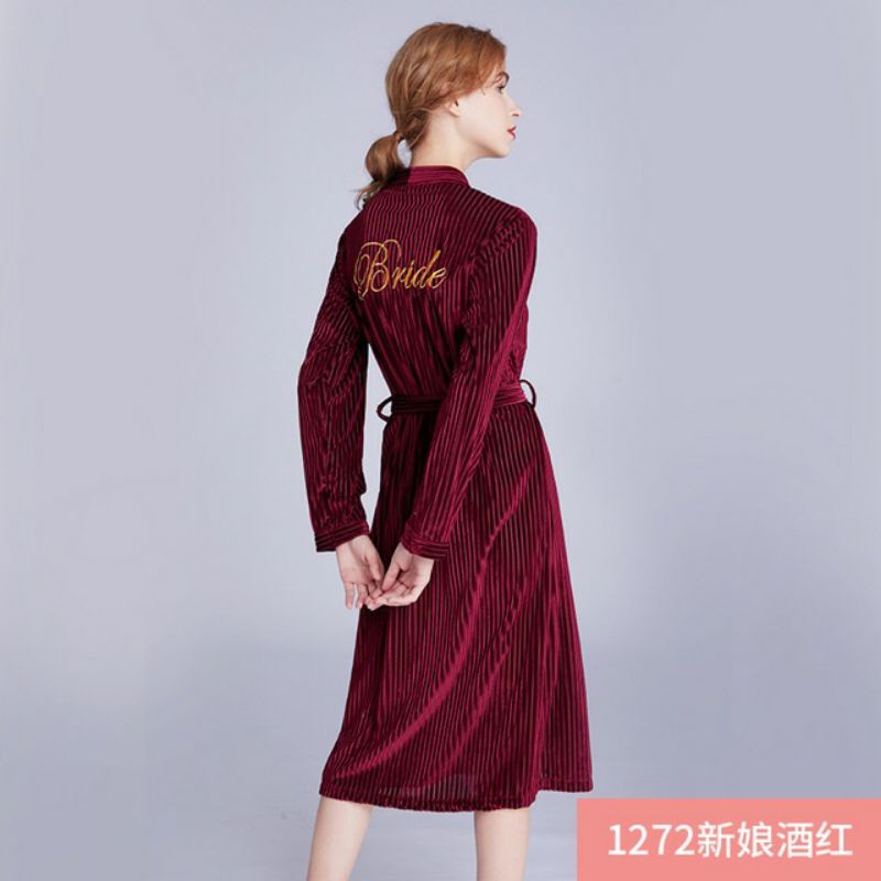 Áo nhung choàng gấm cao cấp xuất Hàn | BigBuy360 - bigbuy360.vn