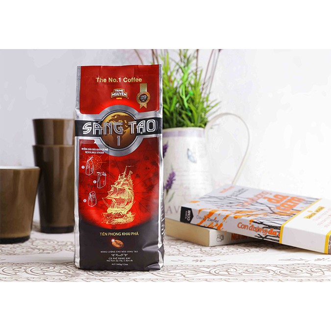 [Chính hãng] Cà phê Sáng Tạo 1 Trung Nguyên - Gói 340g/ gói 500g - Cà Phê Pha Phin - Trung Nguyên Legend