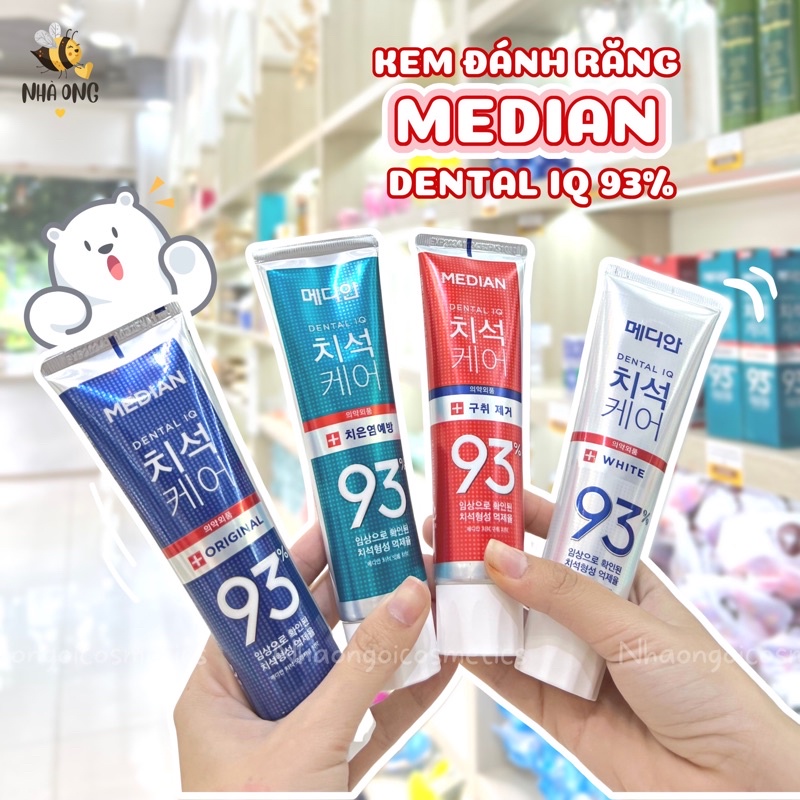 Kem Đánh Răng Median Dental IQ 93% Hàn Quốc 120g