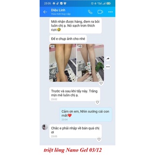 TRIỆT LÔNG NANO Gel