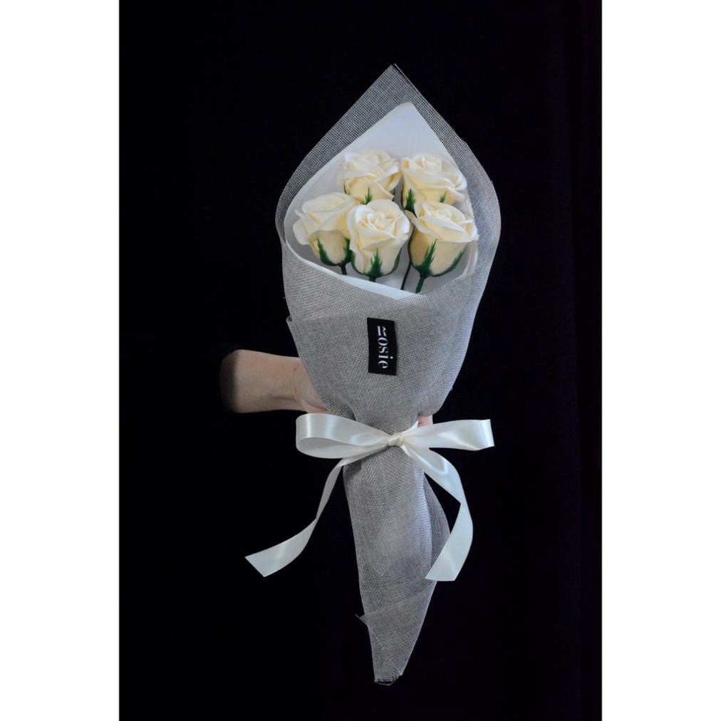 Bó hoa sáp ốc quế 1B - 3B - 5 bông 🌹 thơm vĩnh cửu 💟 Phong cách Hàn Quốc 💟