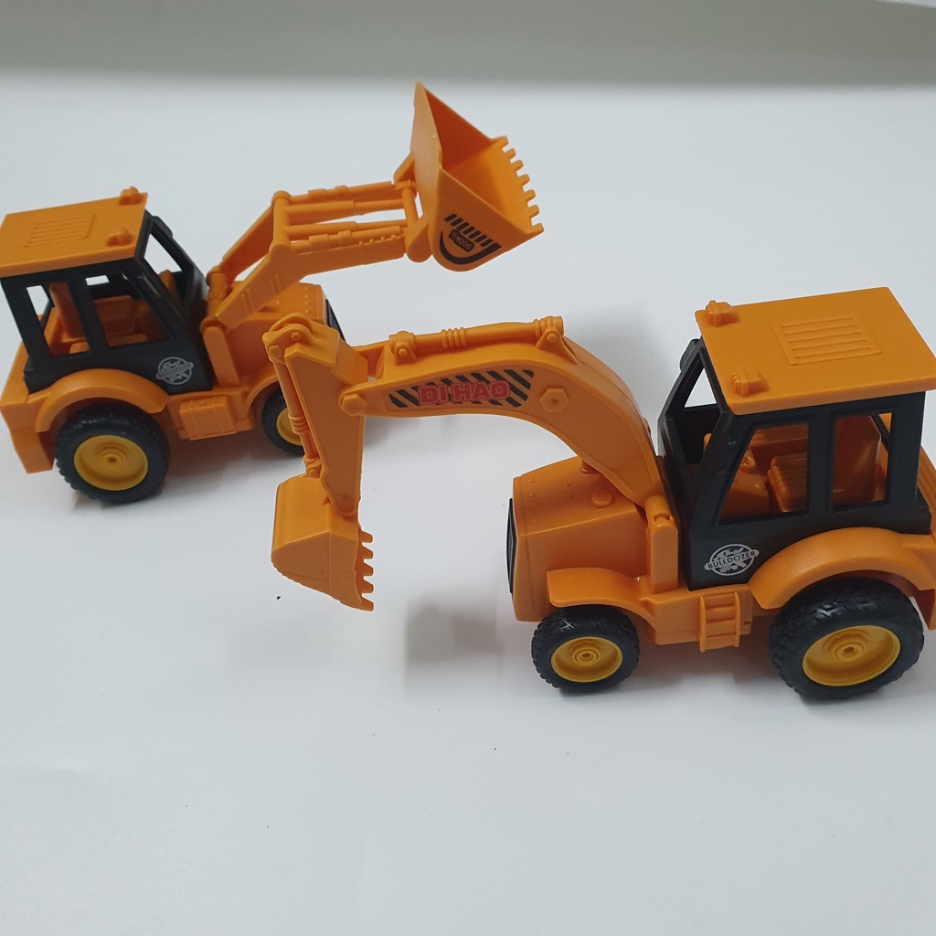 Xe Công Trình Có Hộp Xe Cẩu Xúc Có Thể Chạy Trớn Đồ Chơi Bé Trai