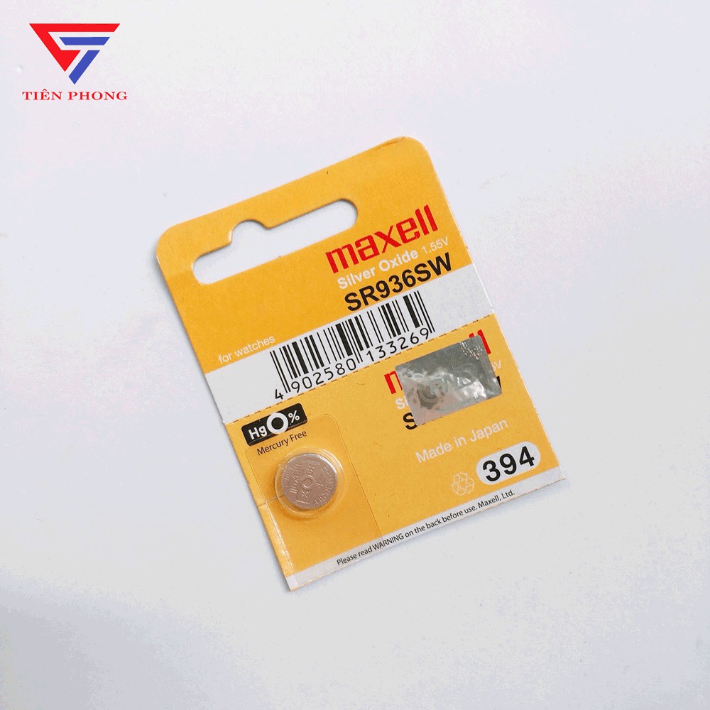 Pin Đồng Hồ SR936SW 394 936 Maxell hàng chính hãng - 1 VIÊN