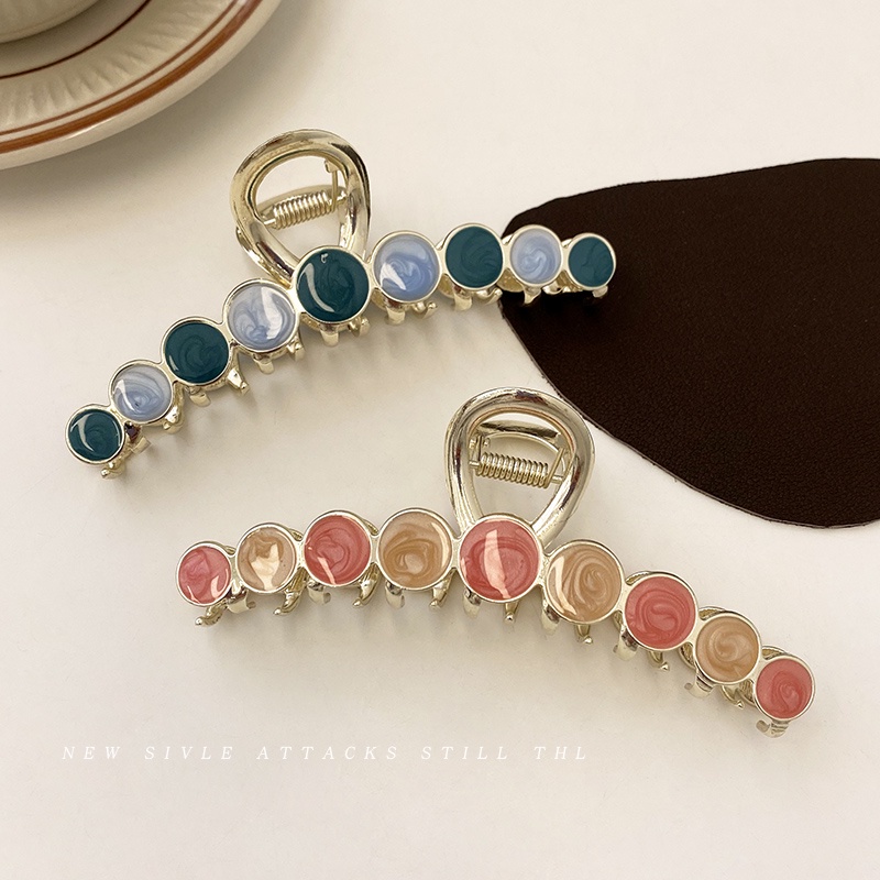 Kẹp Tóc Hình Cá Mập Bằng Kim Loại Đa Năng Tiện Dụng