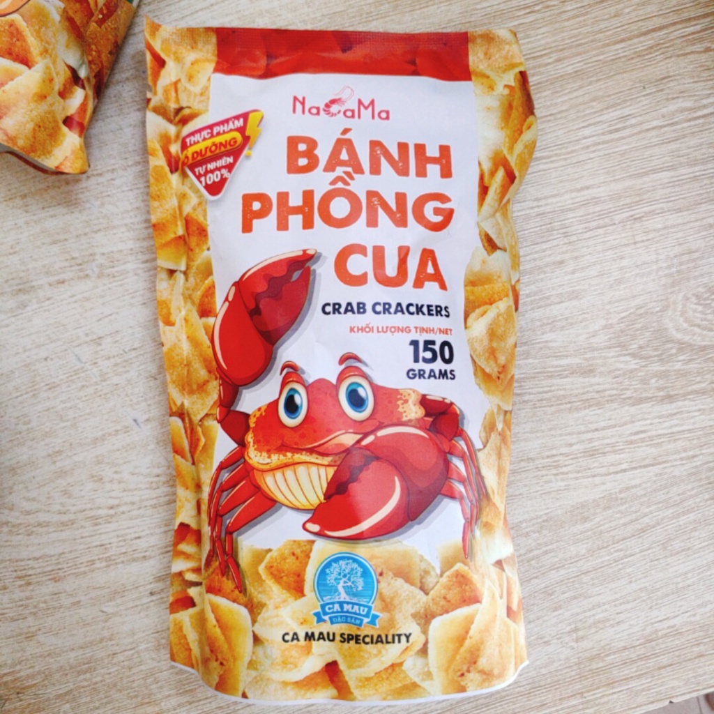 Bánh Phồng Tôm Vị Tôm Đất/ Vị Rau Củ/ Vị Cua NaCaMa 150g