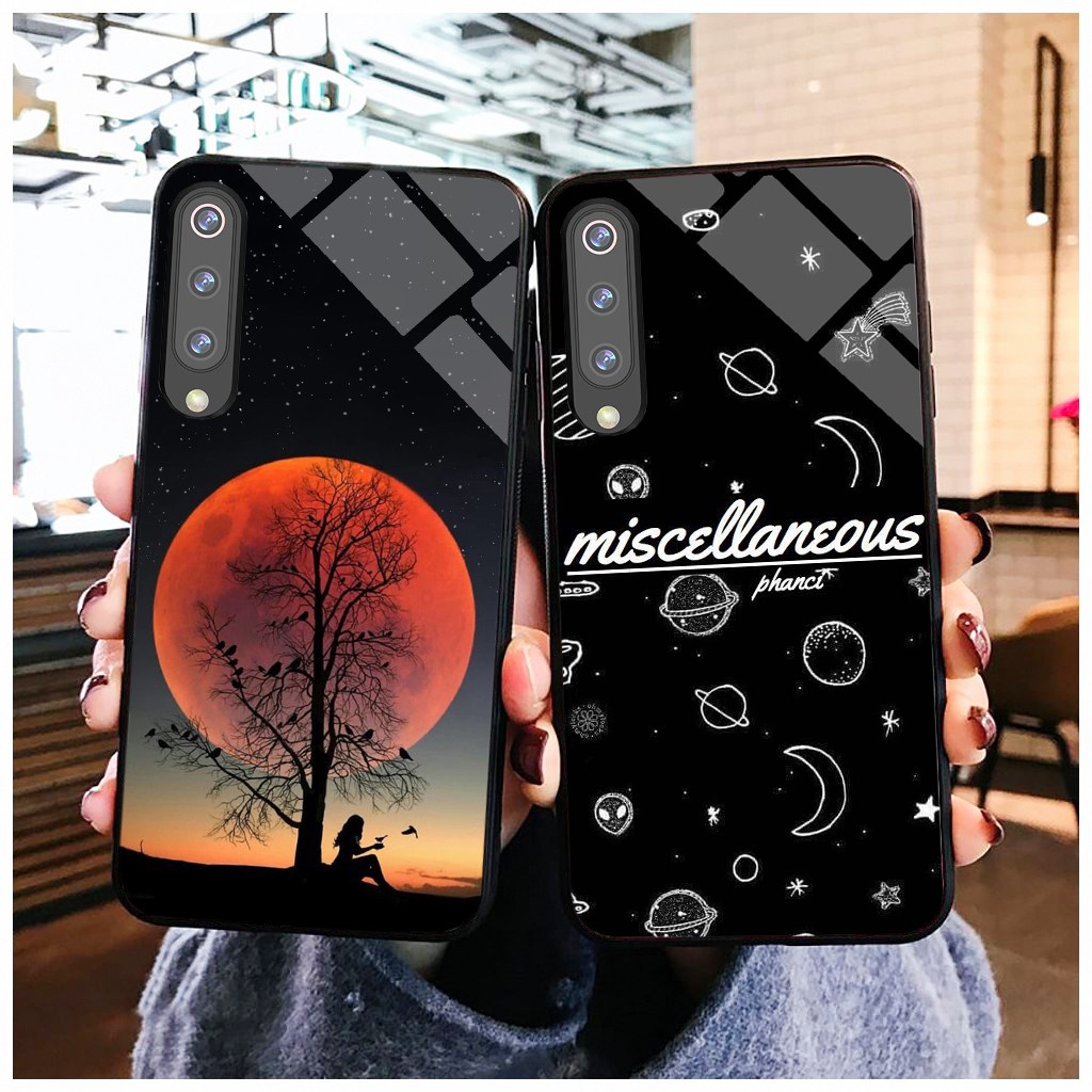 Ốp lưng Xiaomi Mi 9 / Mi 9 SE / Mi 9 Pro / Mi 9 Lite ép kính chống bể hình phong cảnh