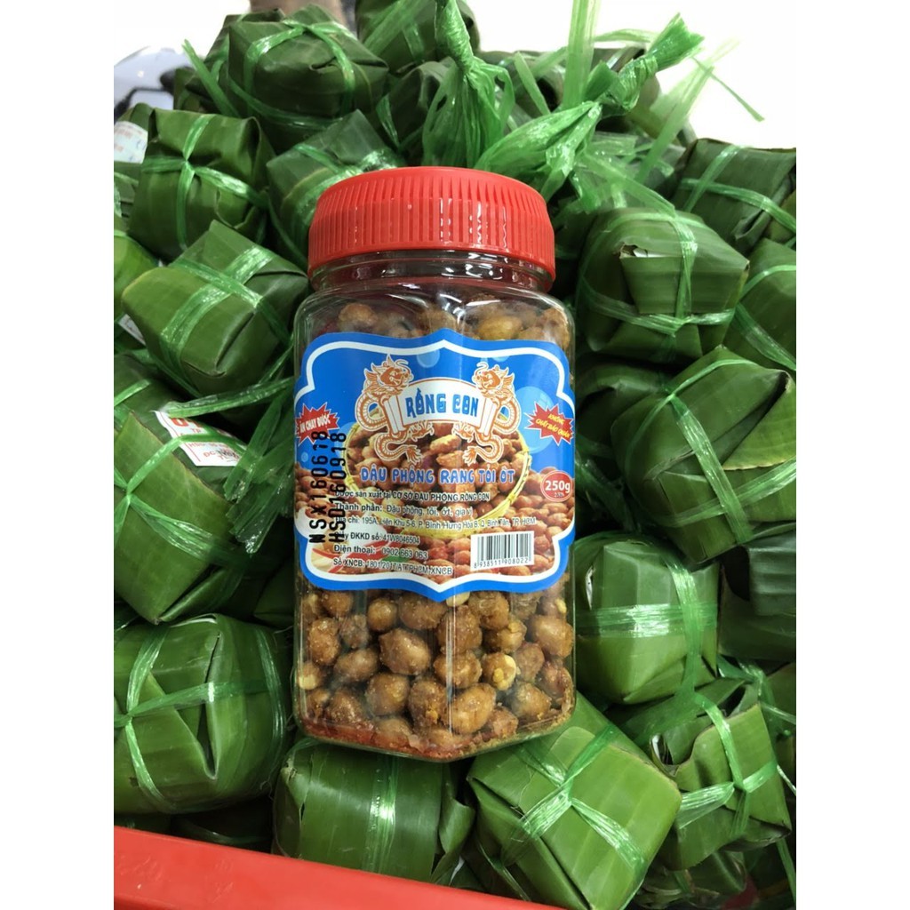Đậu phộng cháy tỏi ớt hiệu Rồng Con 200G