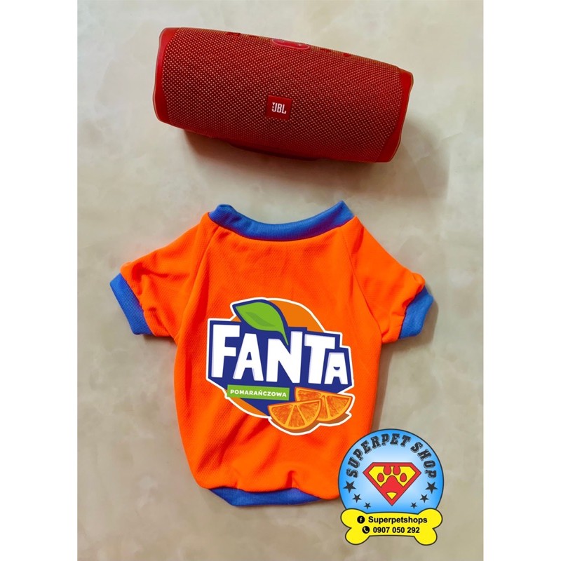 ÁO THÚ CƯNG LOGO NƯỚC NGỌT FANTA SIÊU XINH GIÁ RẺ
