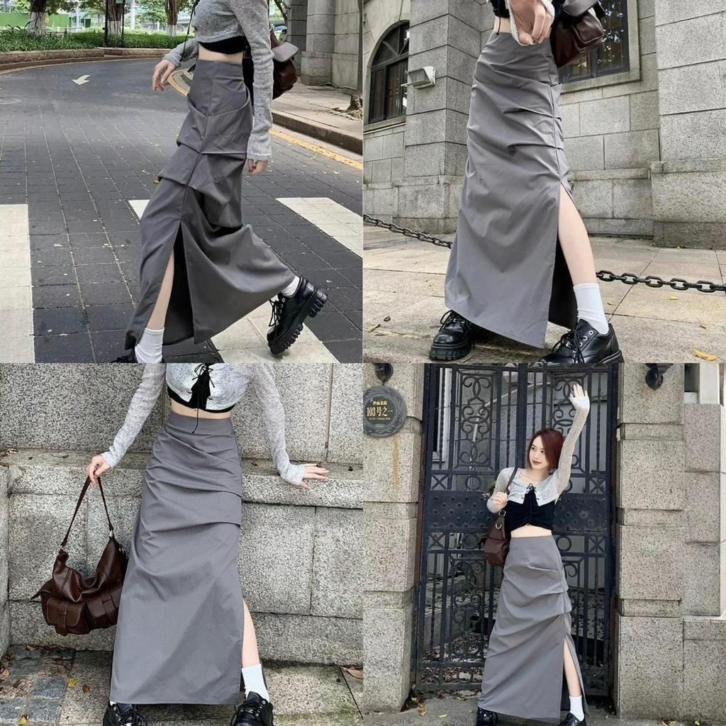 🖤 new in-Kichi skirt🥕CHÂN VÁY NHÚN XẺ TÀ TRENDING